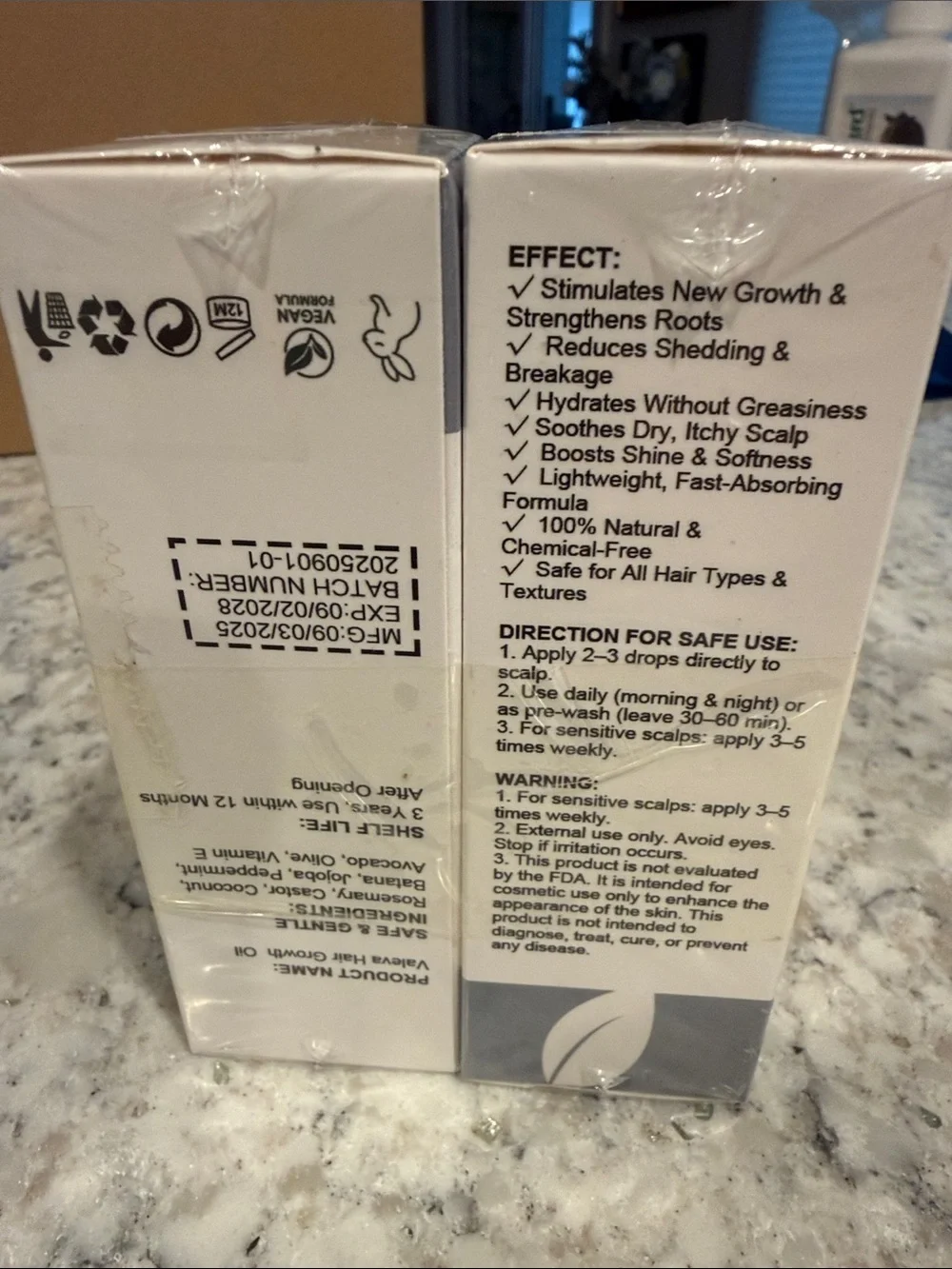 Hair Growth & Scalp Serum - Hydrating Treatment (White)
